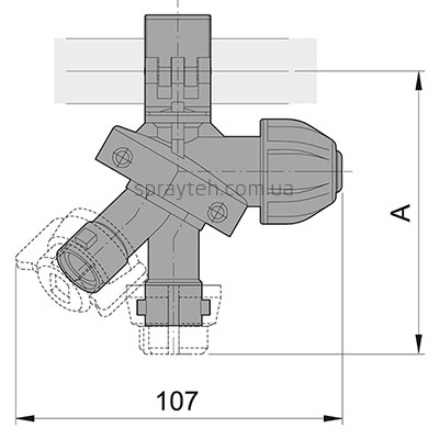 Розміри Корпусу ARAG Tri-Jet