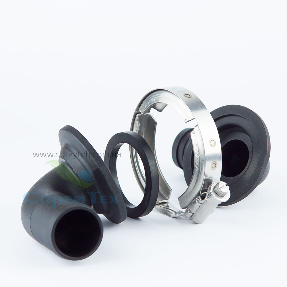 Коліно Arag фланець під хомут / шланг - Зображення 4