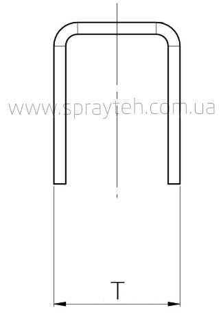 Розміри скоби Т